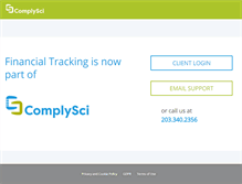 Tablet Screenshot of financial-tracking.com